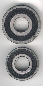 genuine SKF bearings 6303 and 6203
